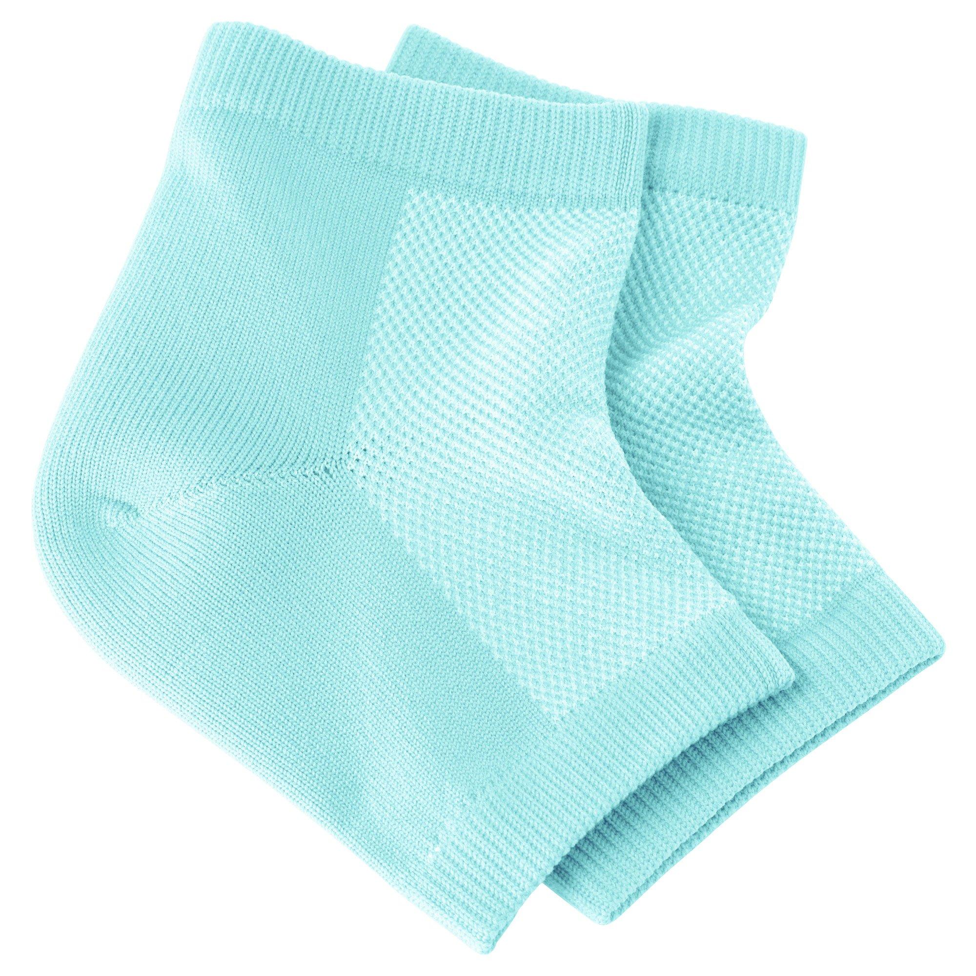 NatraCure NatraCure 2 Pair - Vented Heel Sleeves (Reg.) - Aqua Vented Moisturizing Gel Heel Sleeves - 2 Pairs - (608-M Ret2Pk) - Size: Regular
