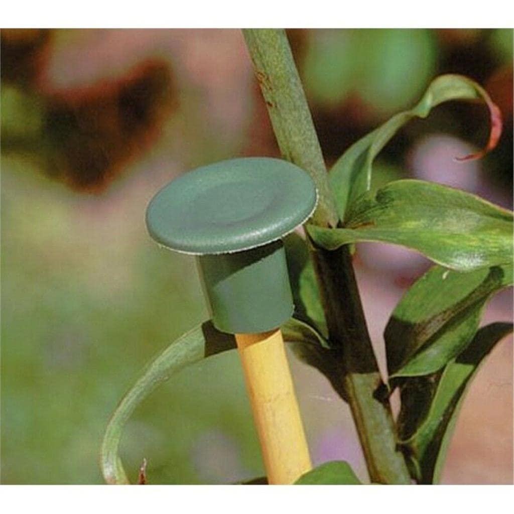 IVELECT 12pcs Durable Plastic Safety Garden Cane End Caps Bamboo Protectors