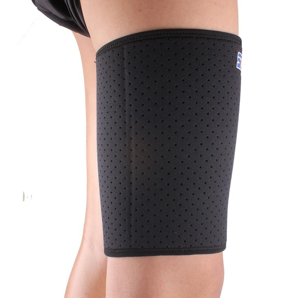 Sellbury Sellbury Thigh Brace Hamstring Wrap Compression Sleeve Support for Pulled Hamstring Muscle Sprains Strains Quadriceps Tendinitis