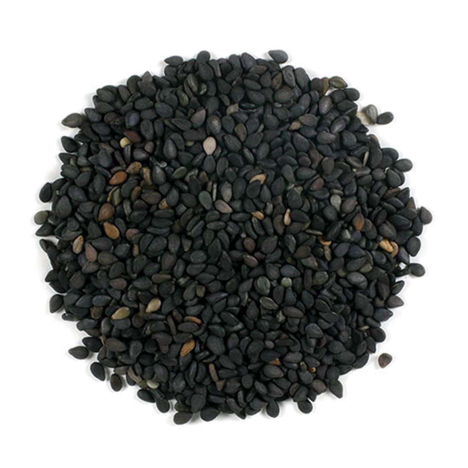 Herbanuts Herbanuts Black Sesame Seeds 2kg, Black Gingelly Seeds, Black Sesame Seeds for Eating, Kali tilli,Kaale Till