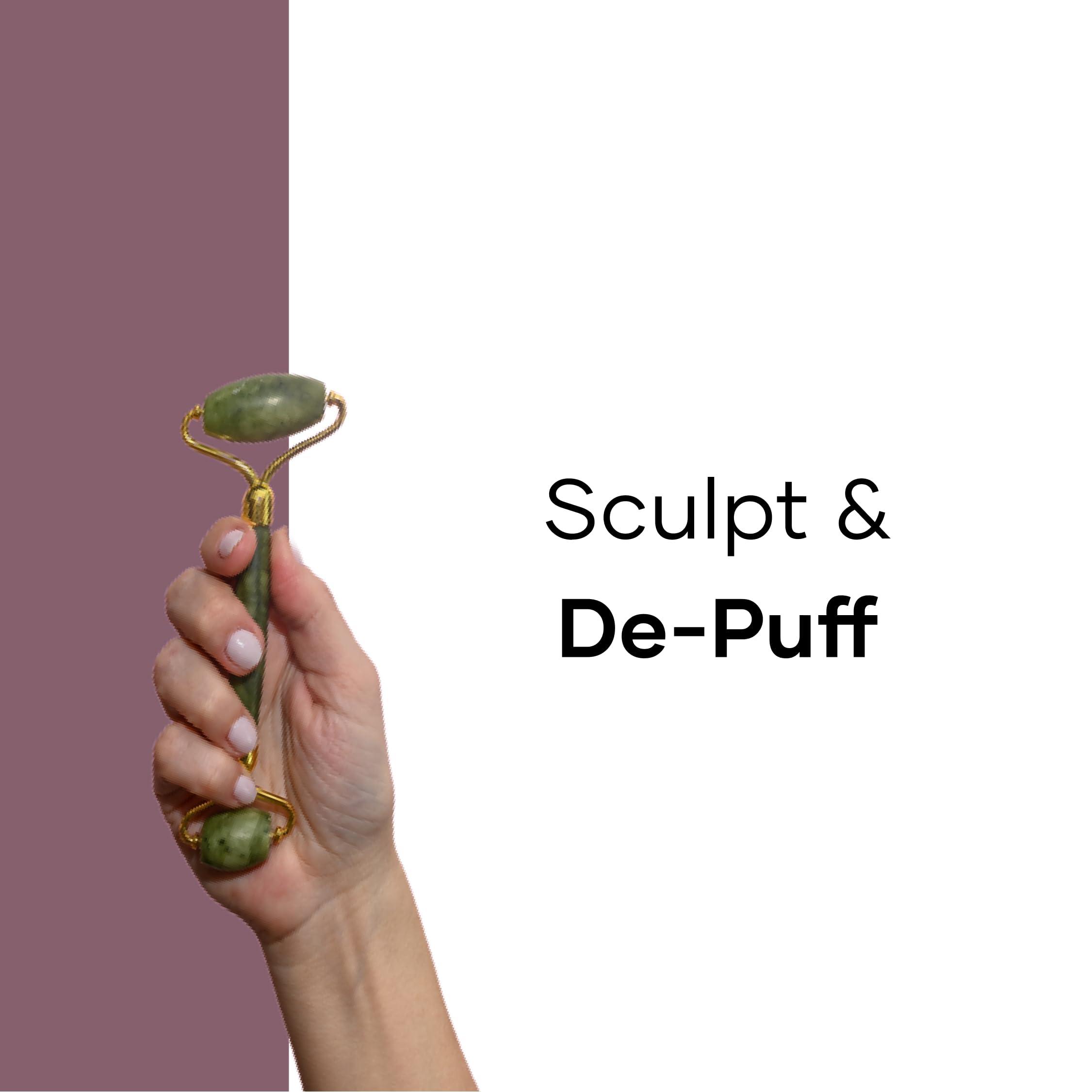 mars by GHC mars by GHC Saturn By Ghc Facial Massager Jade Roller & Gua Sha Tool Natural Himalayan Stone | Good Health Company (Pack Of 1)