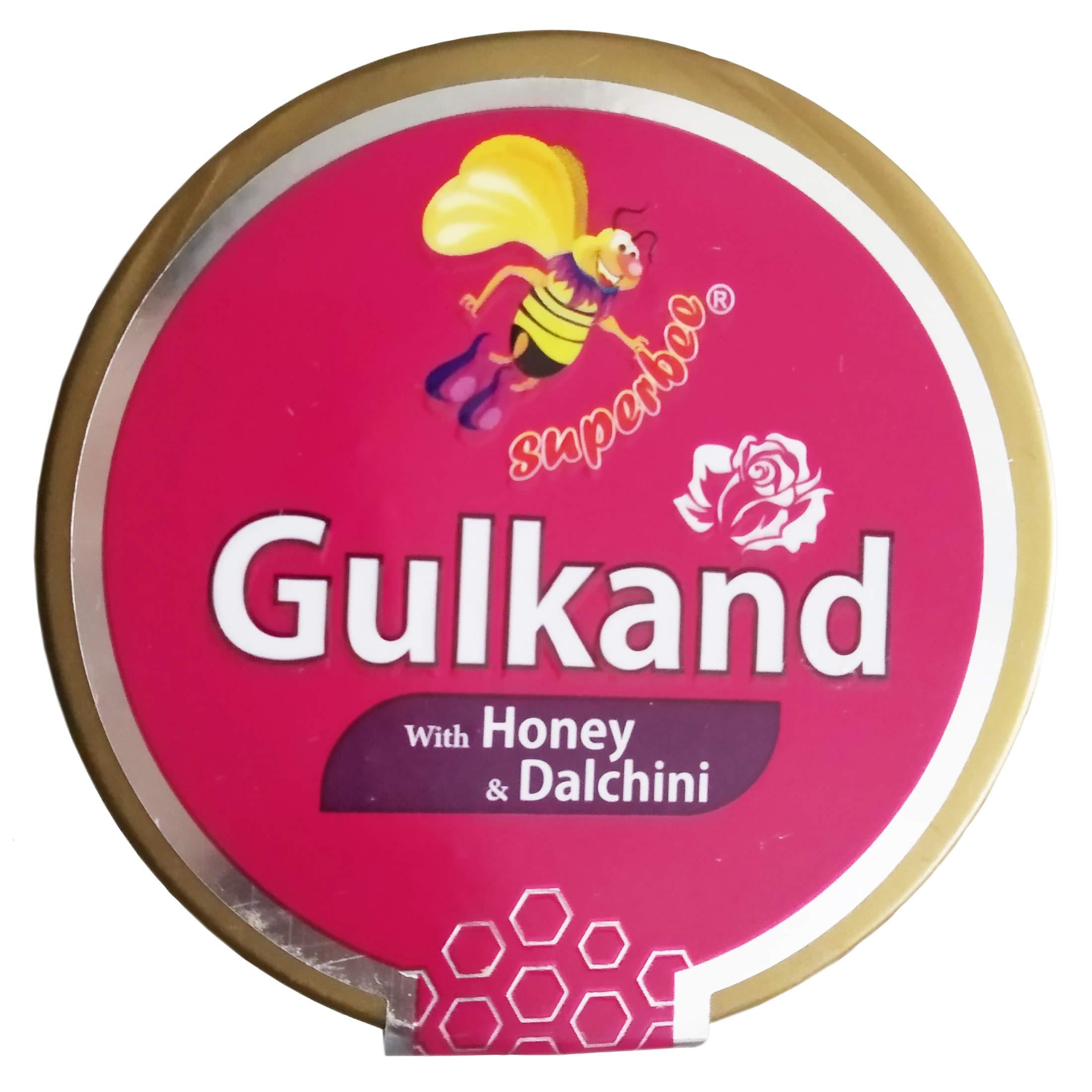 Super bee Superbee 100% Natural Gulkand with Honey and Dalchini (Cinnamon) 500gm