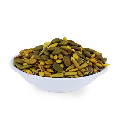 SEEDSY SEEDSY 7 In 1 Roasted Seed Mix Mukhwas, Roasted Pumpkin, Sunflower, Watermelon, Flax, Sesame, Chia Seed, Belpulp, 250Gms