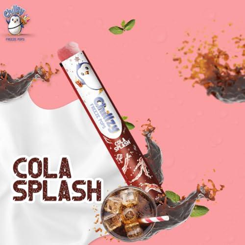 Chillzy Freeze Pops Chillzy Freeze Pops - 12 All Natural Ice Pops - 2 x 6 Flavors - Teeth Friendly - 70ml each - 1 Pack