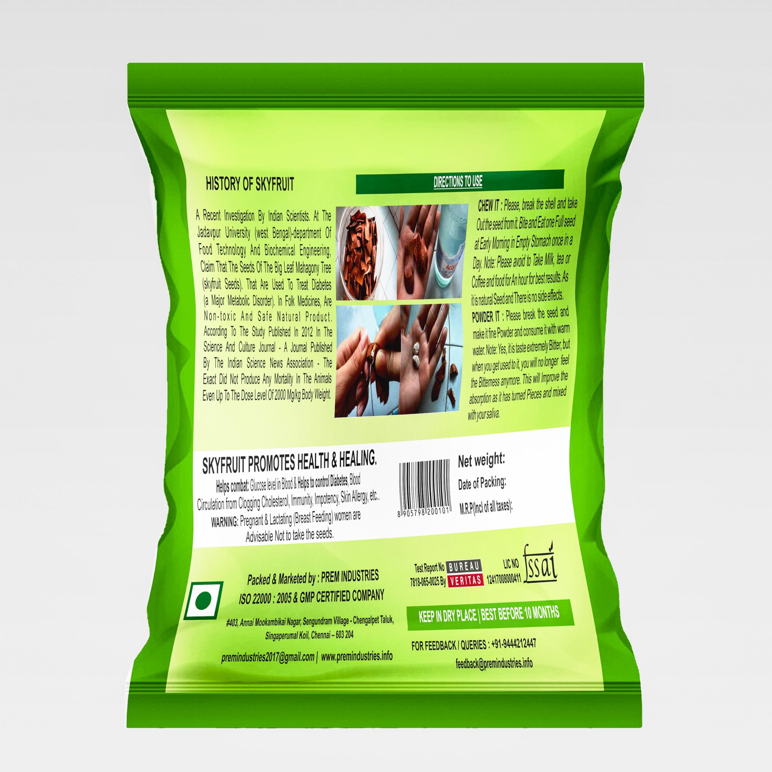 SKYFRUIT Skyfruit Kadwa Badam (Bitter Almonds) Quality Seeds - 450 gm