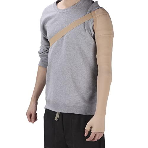 JUYT Post Mastectomy Support Arm Sleeve, Polyurethane Lymphedema Compression Arm Sleeve for Swelling Support M-Left hand