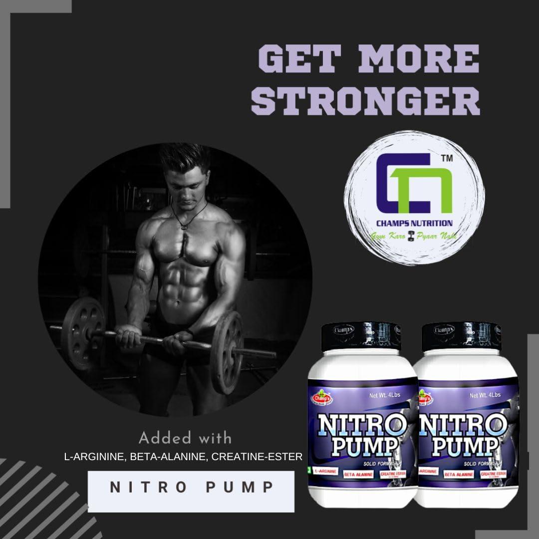 CHAMPS NUTRITION Champs Nutrition Nitro Pump (Solid Pre-Workout) (2Lbs)