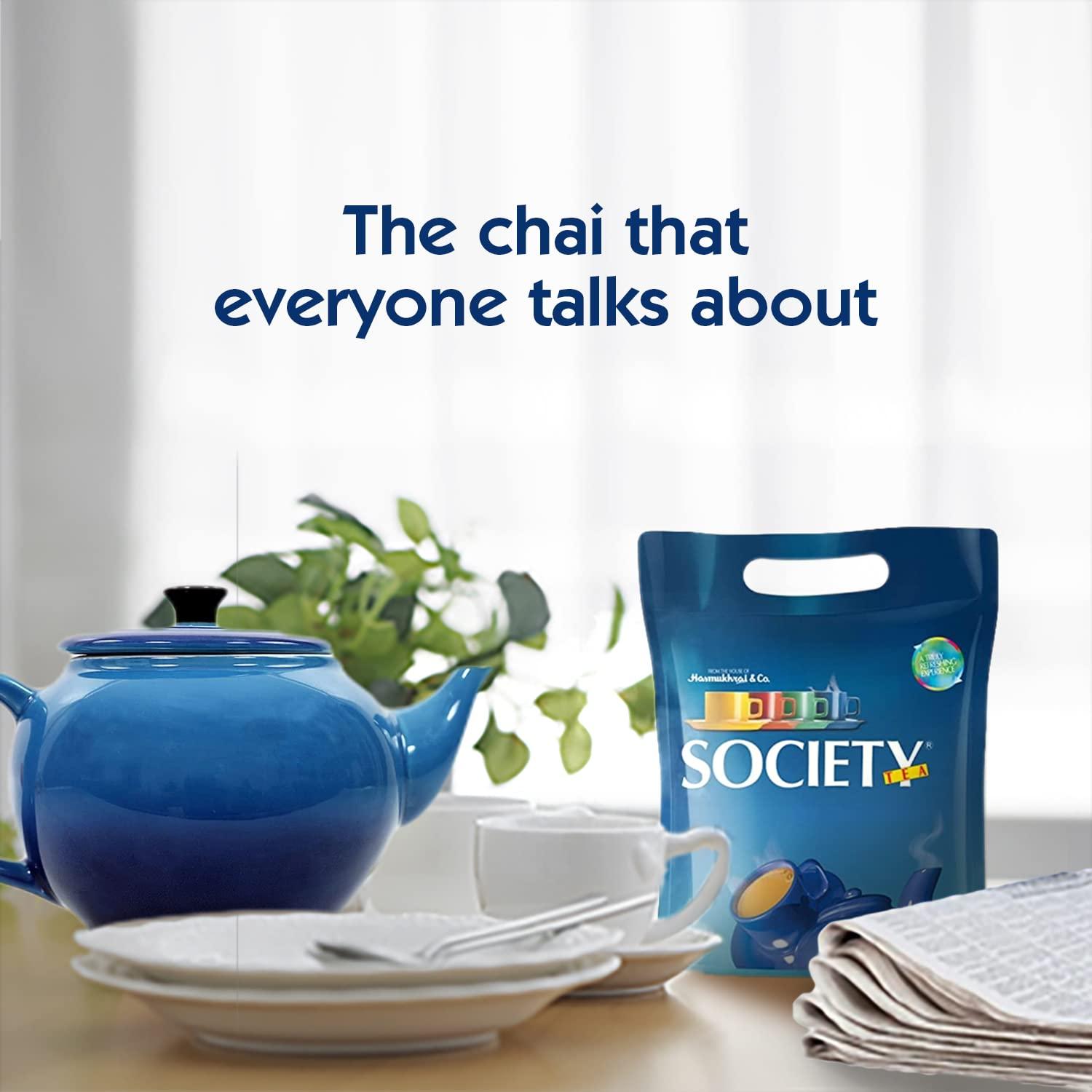 Society Tea Society Tea Leaf Tea, 1 Kg & Society Premium Green Tea 250G Jar
