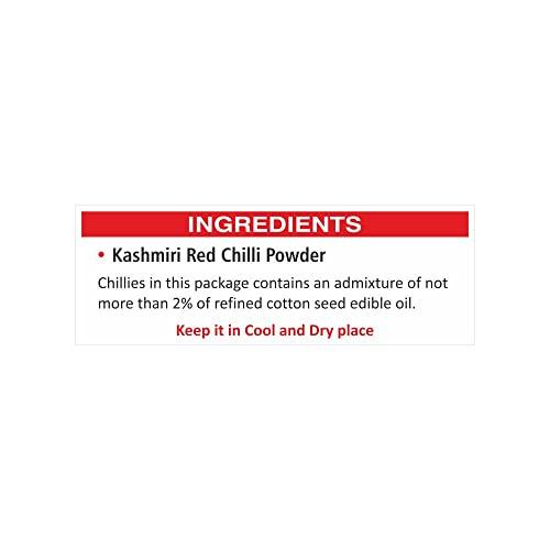 Badshah Badshah Kashmiri Red Chilli Powder/Natural and Fresh Lal Mirch Powder / 1 Kg/No Preservatives/Pack Of 1 / Basic Indian Spices
