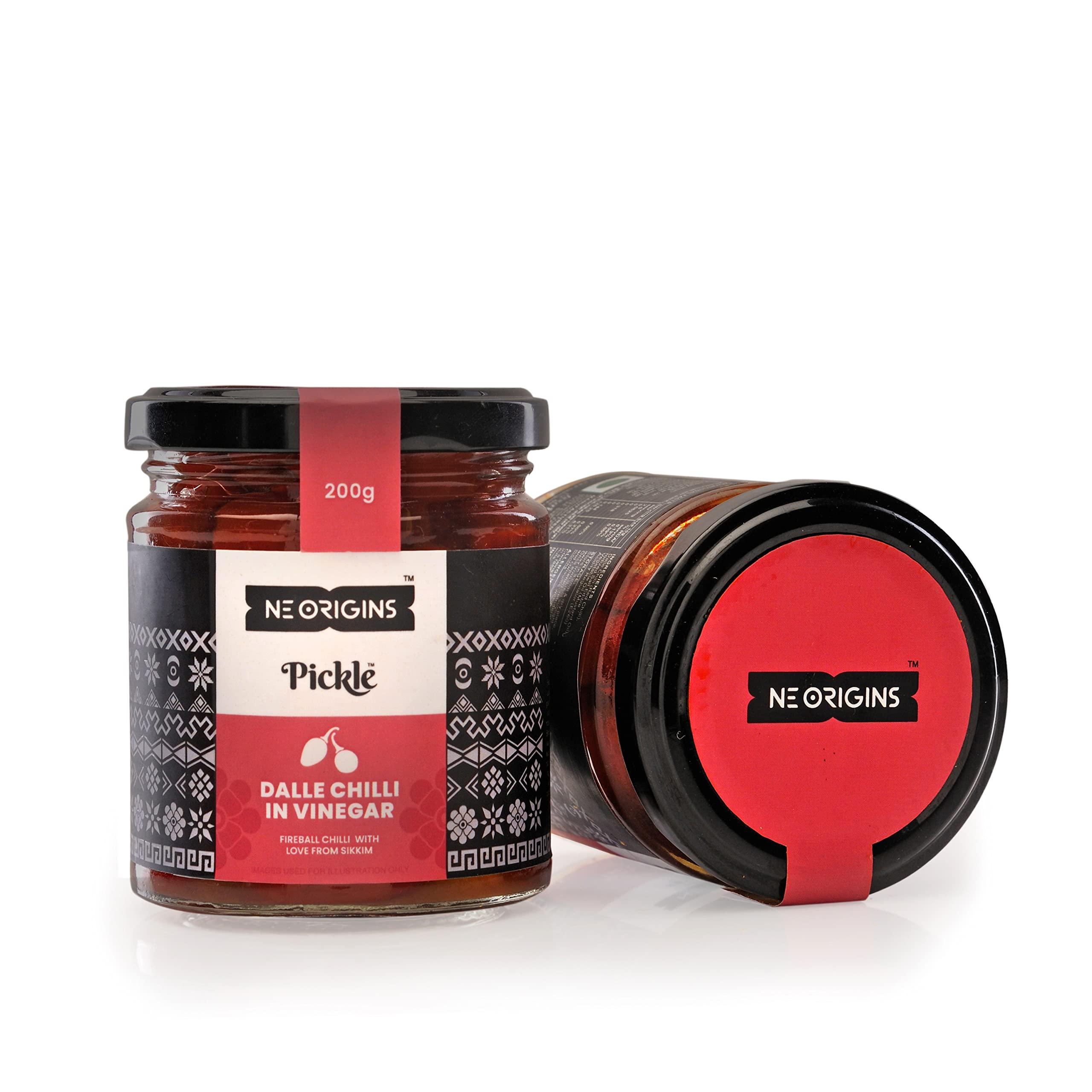 NE Origins NE Origins - Dalle Chilli Vinegar, 200g | Khursani Sourced From Sikkim | Spicy, Hot and Tangy