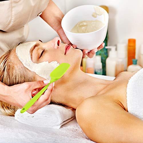 Patelai 3 Pieces Non-stick Wax Spatulas Silicone Waxing Applicator Hair Removal Waxing Applicator Reusable Large Hard Wax Sticks for Home Salon Body Use