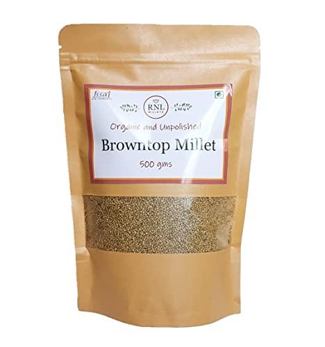 Generic Unpolished Browntop Millet 1kg (2 x 500g), Andu korralu, Hari Kangni, Kula Saamai, Korale