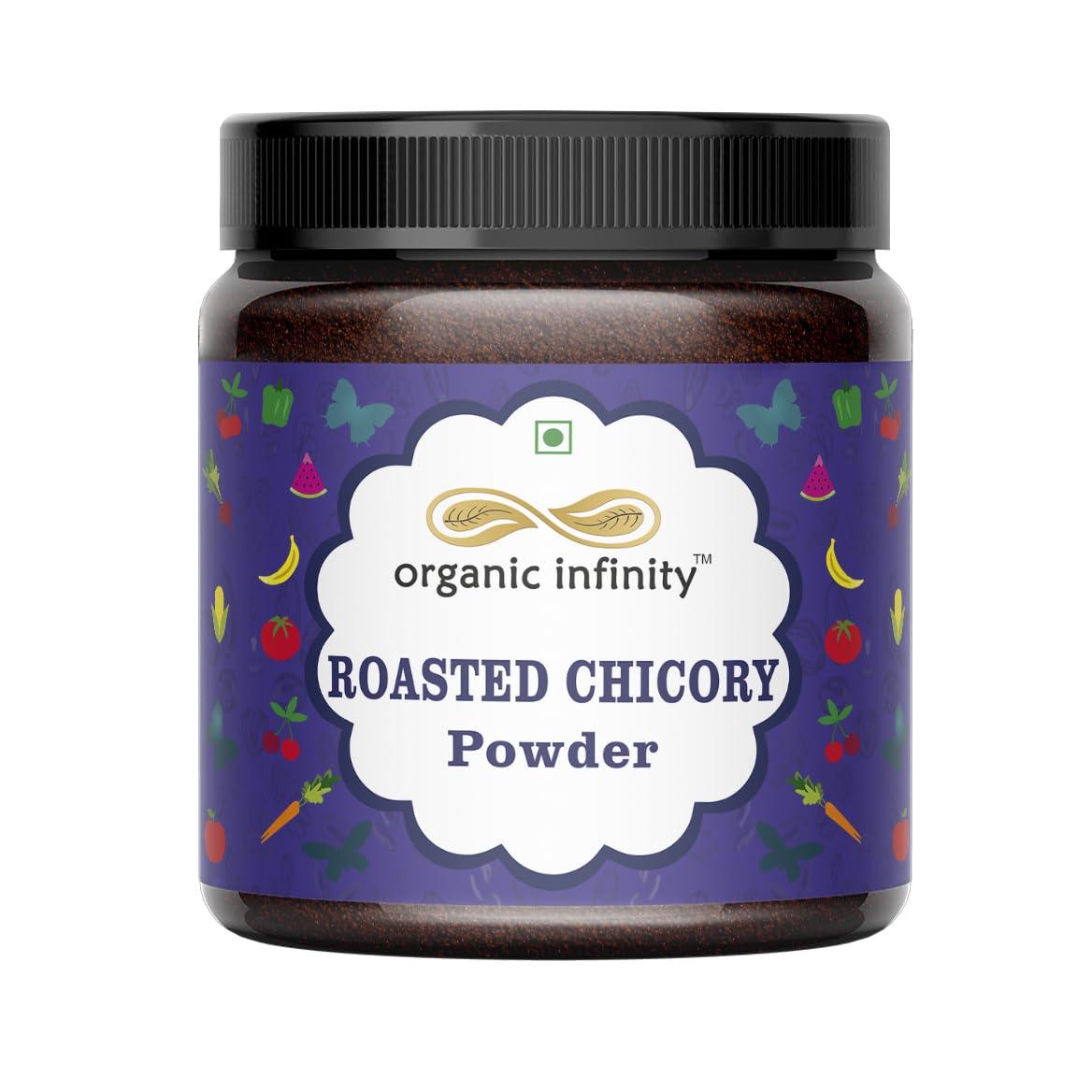 organic infinity Organic Infinity Roasted Chicory Root Powder - 500 GM X 2 = 1 KG by Organic Infinity