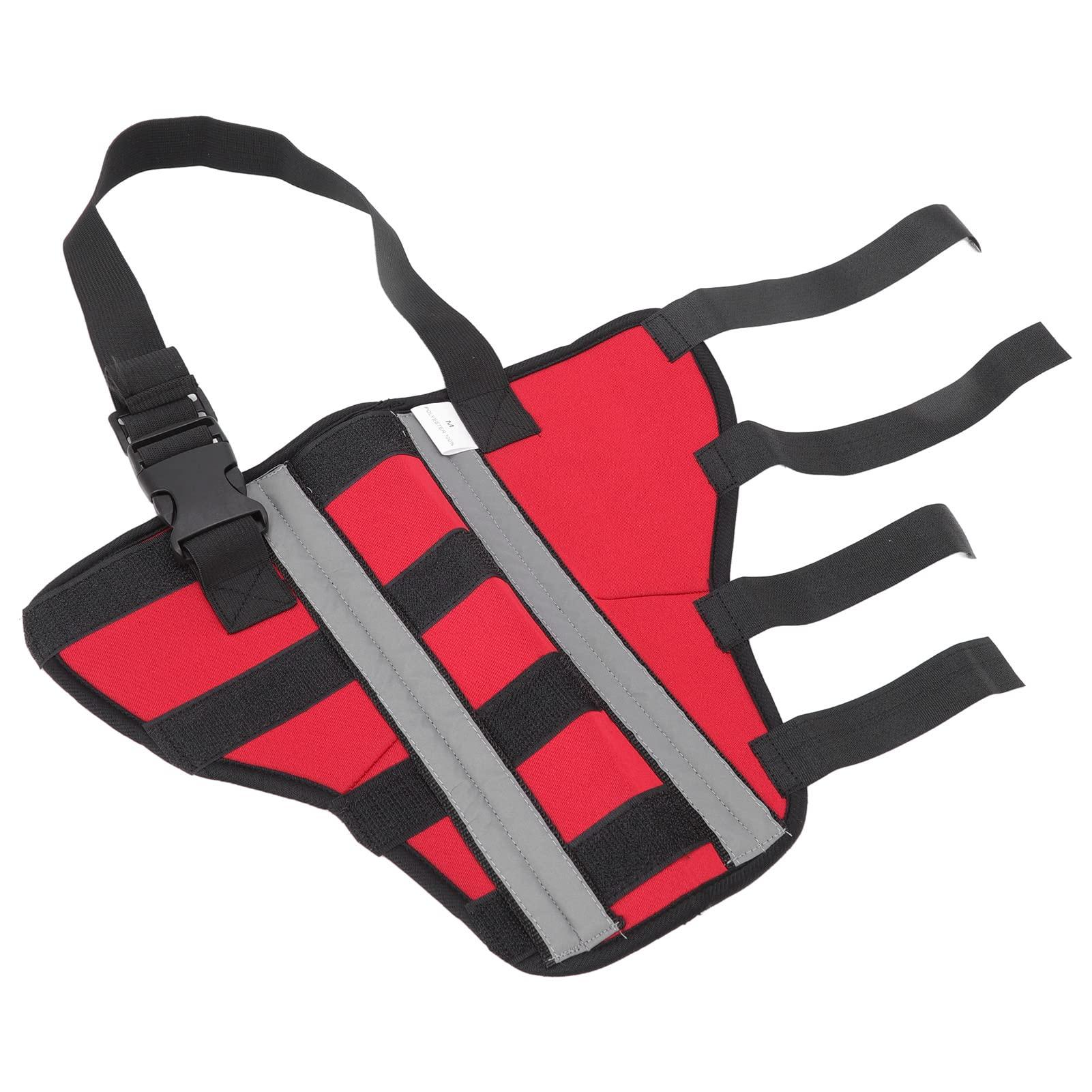 HAIBING Dog Knee Pads Brace, Neoprene Relieve Joint Pain Dog Hind Leg Brace Reflective Strip for Rehabilitation