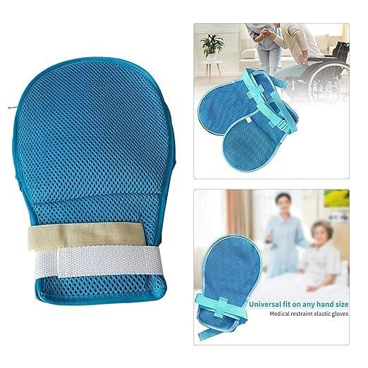 ARYKA ARYKA Safety Control Mitts Dementia Gloves - Medical Hand Glove Hospital Hands Restraints Prevent Finger Harm Fixed Gloves for Medical Restraints Patient for Elderly