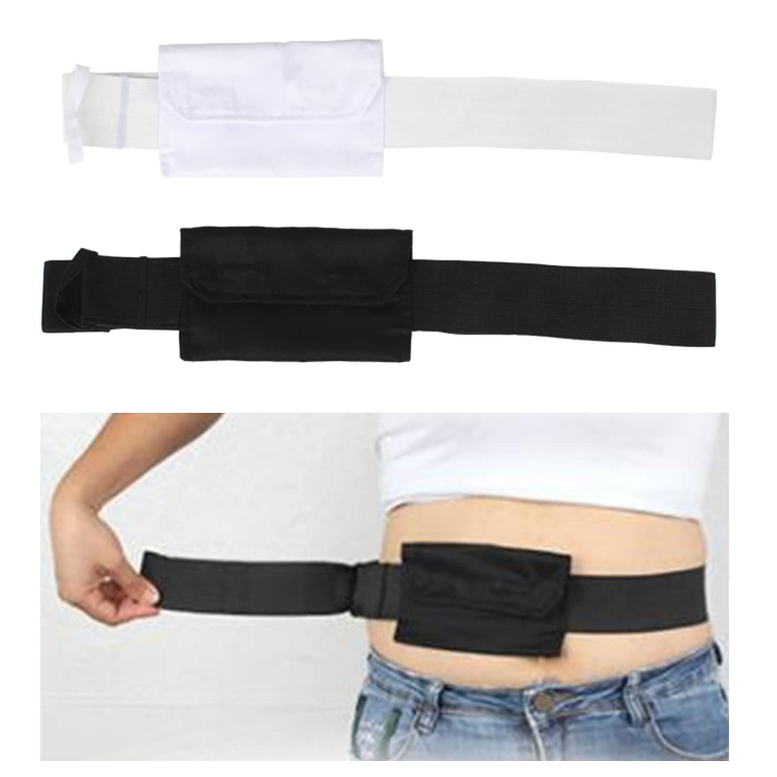 MYADDICTION MYADDICTION Feeding Tube Belt G Tubes Catheter Holder Peritoneal Dialysis Peg Waist Belt White