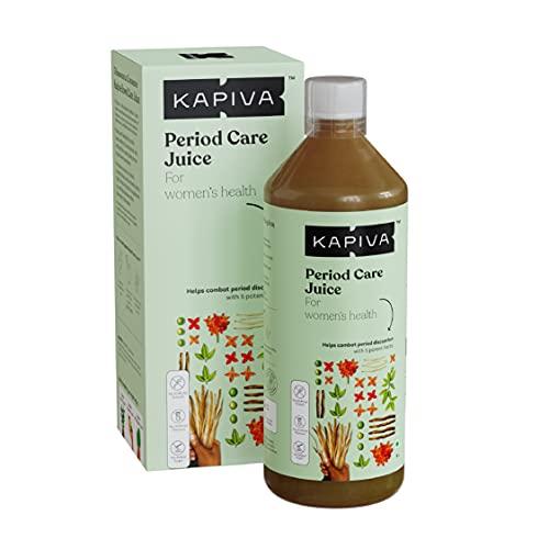 Kapiva Kapiva Period Care Juice 1L | For Irregular Periods, Period Pain, Hormonal Imbalance, PCOD & PCOS Care | 100% Ayurvedic with Shatavari, Ashoka, Noni, Mulethi & Lodhra