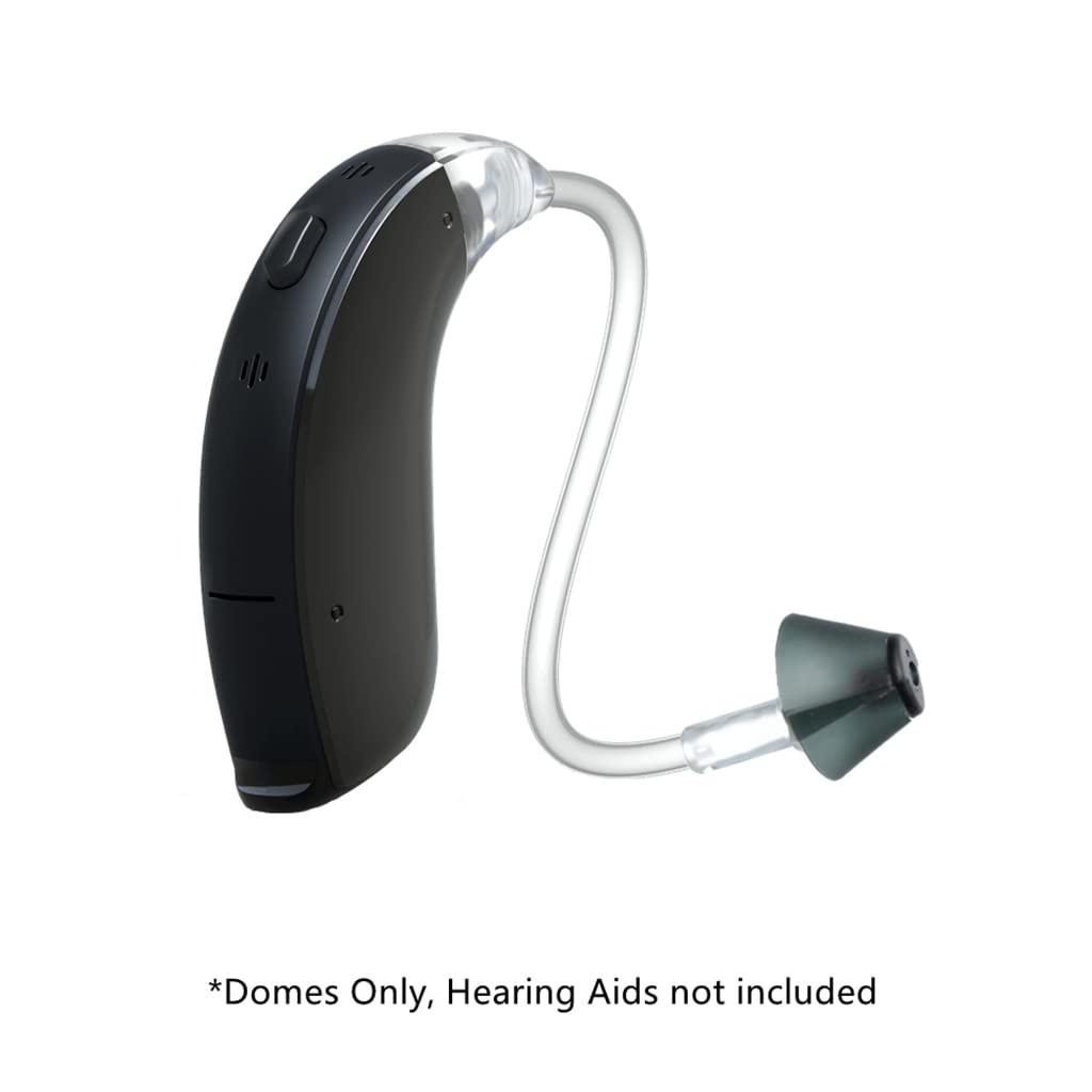 AroneMom Hearing aid Domes for Resound Tulip Sure fit Replacement semi Open Earbuds 4 Counts