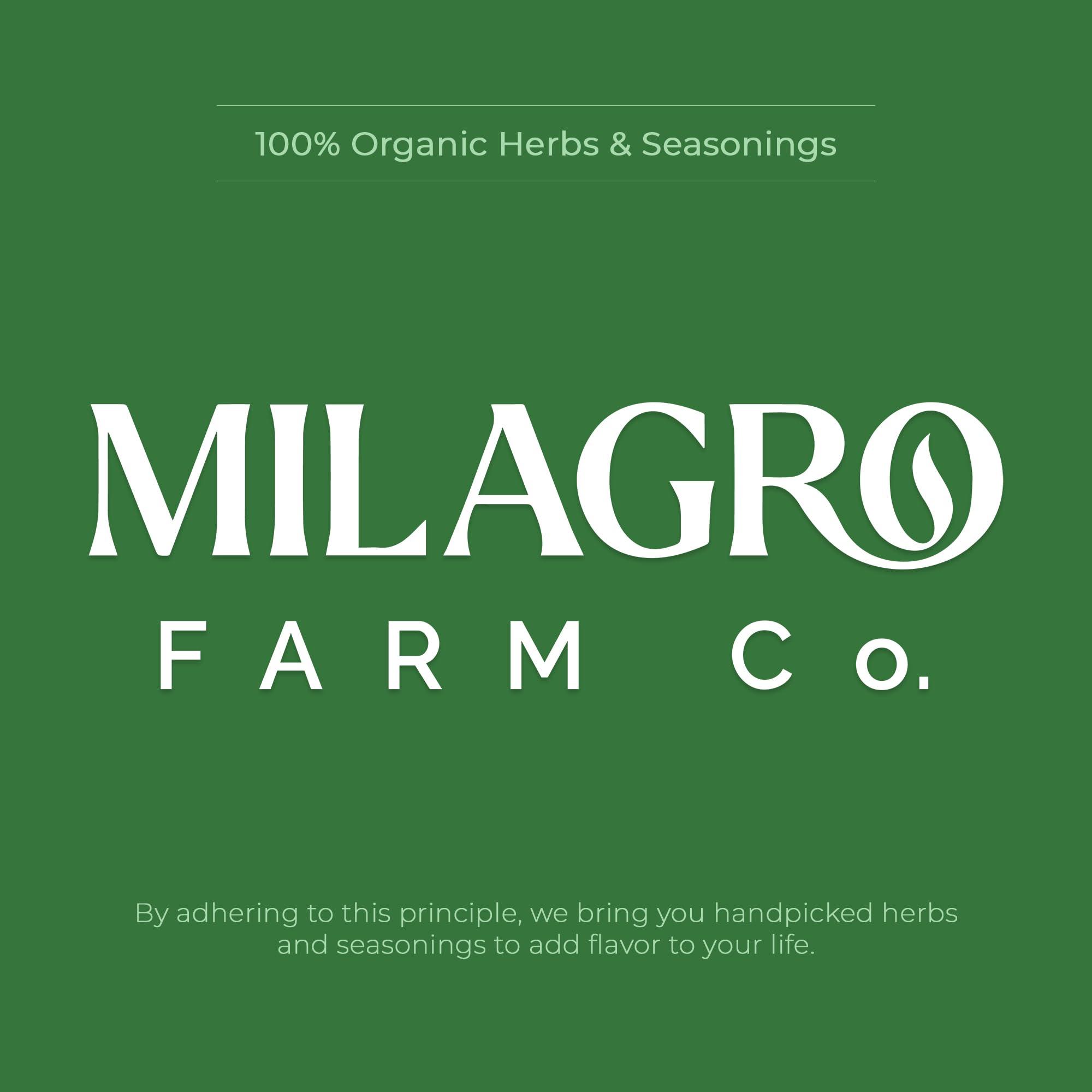 Milagro Farm Company Milagro Farm Company Certified 100% Organic Salt & Pepper Seasoning 100g. Authentic Taste, Great Flavour. Additive Free, No Color, No Preservatives.