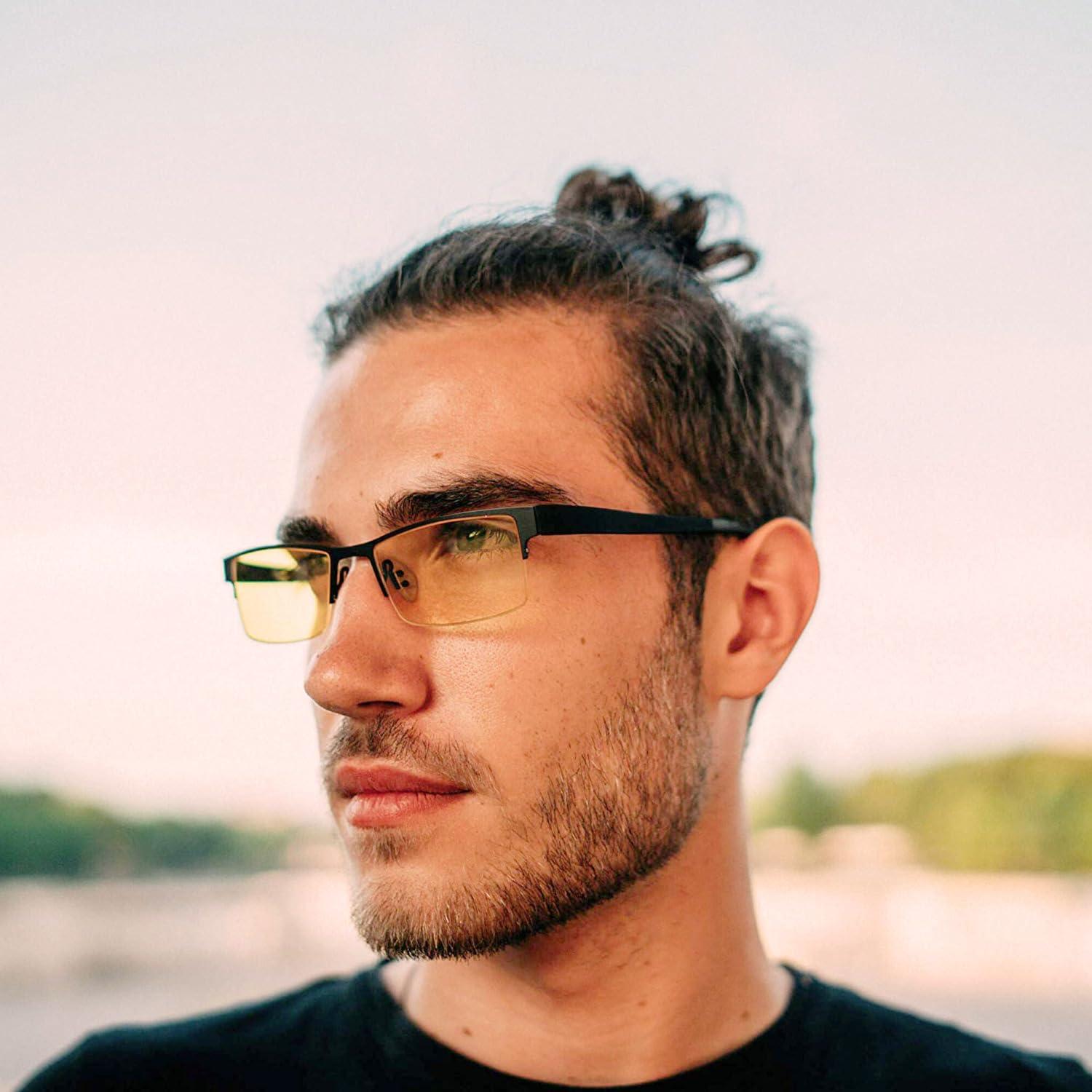 KLIM KLIM Optics Blue Light Blocking Glasses - NEW 2024 - Reduce Eye Strain and Fatigue - Gaming Glasses for PC Mobile TV - Blocks 92% Blue Light - Computer Glasses with UV Protection