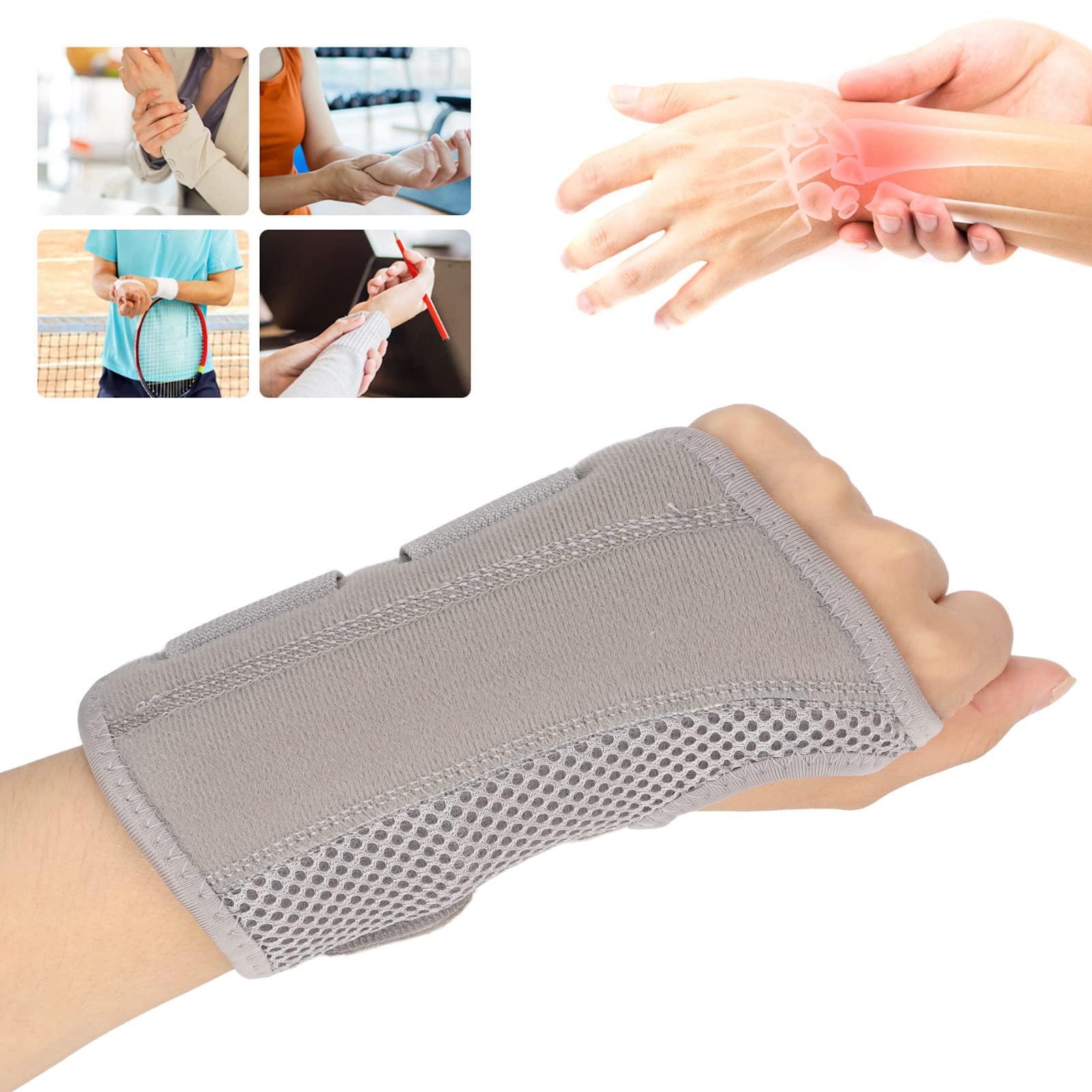 FAYY Wrist Brace, Breathable Wrist Guard Comfortable Durable for Pain Relief for Wrist Injury L/XL-Left Hand