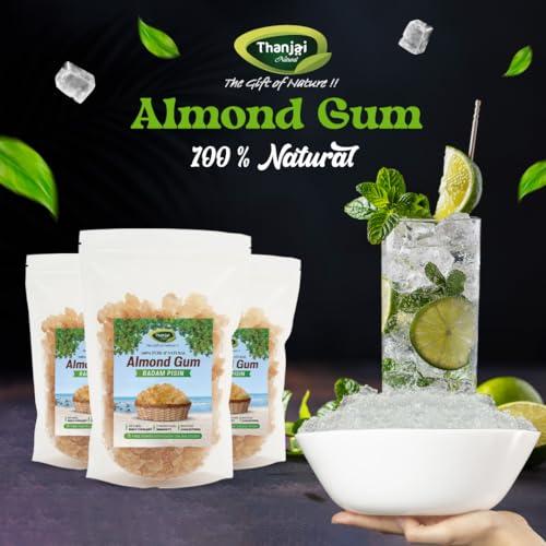 Thanjai Natural Thanjai Natural Almond Gum 250 Grams Badam Pisin Badam Gum Best First Quality Pure, Natural