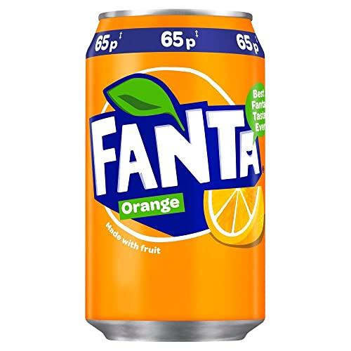 Fanta Fanta Sparkling Orange Fruit Drink, 2 x 330