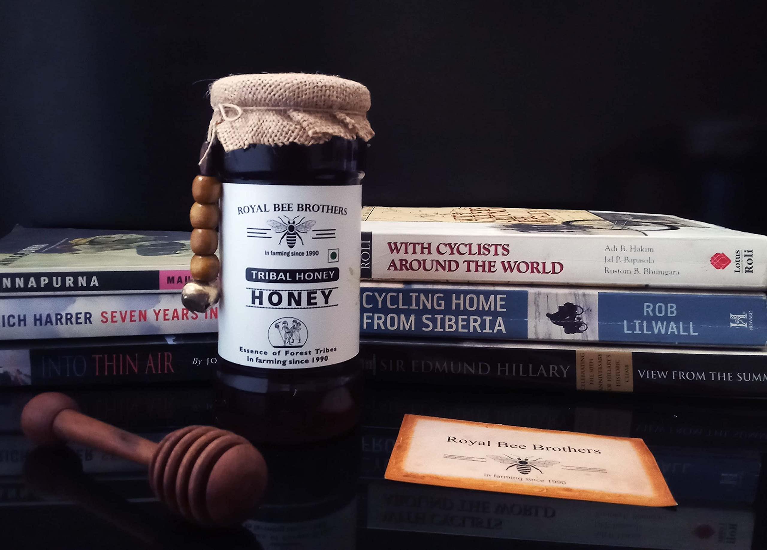 Royal Bee Brothers Royal Bee Brothers | Tribal Natural Forest Honey | Produce of Wild Honey Bees | 100% Raw, Unprocessed, Unheated, Unfiltered, No Chemical, No Adulteration | 250 g