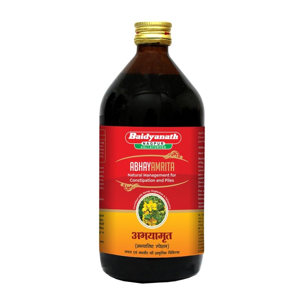 Baidyanath Baidyanath Abhayamrita Syrup Natural Constipation Relief Tonic - 450 ml