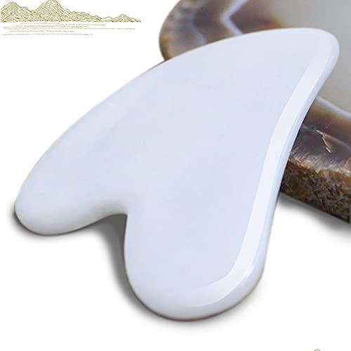 SOWUNO SOWUNO Gua Sha Facial Tool Crystal Heart Shape Gua Sha Massager Scraping Massage Tool Women Girls Natural