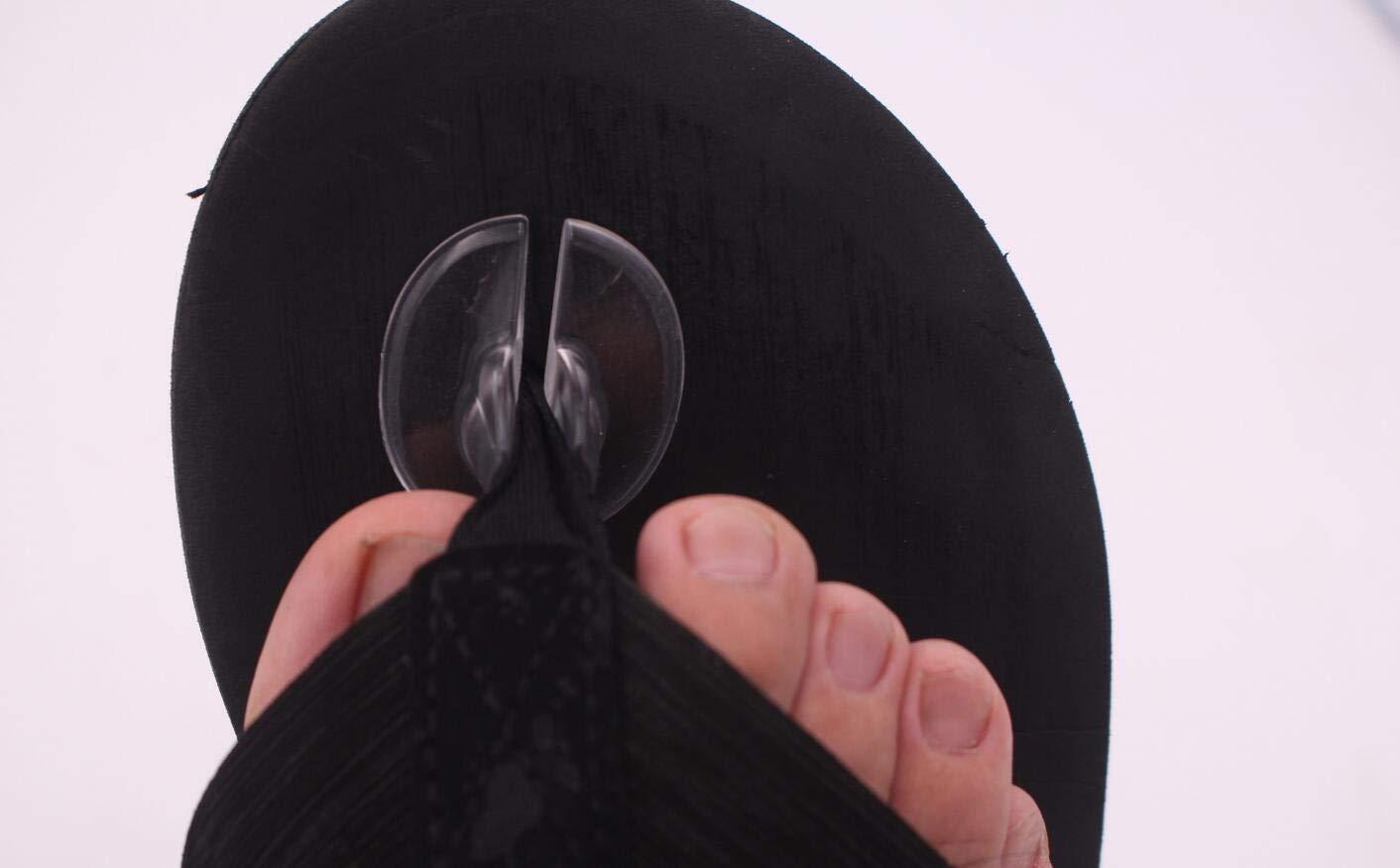 Elandy Silicone Thong Sandal Toe Protectors-Silipos Sandal Flip-Flop Gel Toe Guards Cushions Thong Protectors Set of 5 pair