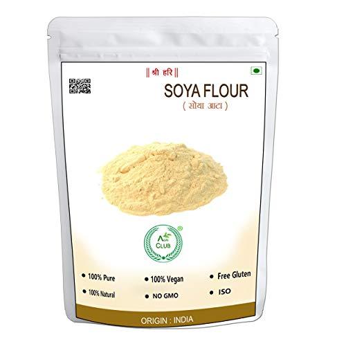 AGRI CLUB SOYA Flour 2kg | High Protein | No Preservatives | Gluten Free | Rich in Micro Nutrients | Agri Club