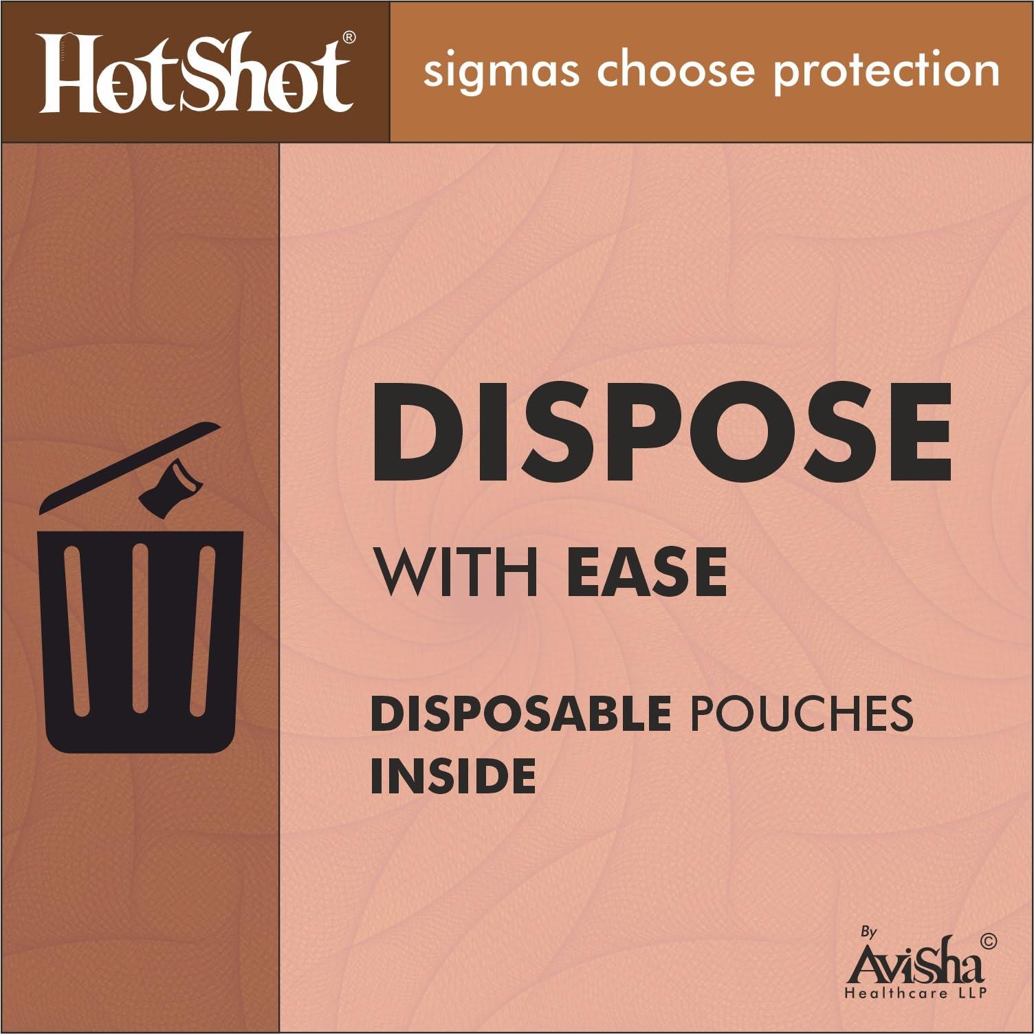 HOT SHOT HOT SHOT Chocolate Flavored Condom for Men -10 Count