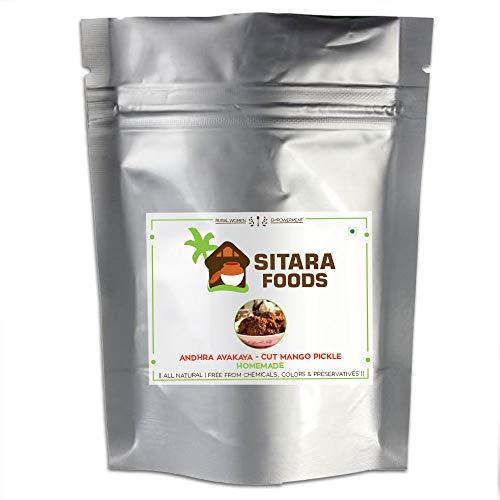SITARA FOODS Sitara Foods Mango Pickle Andhra Style Home Made -1000 Grams Pack