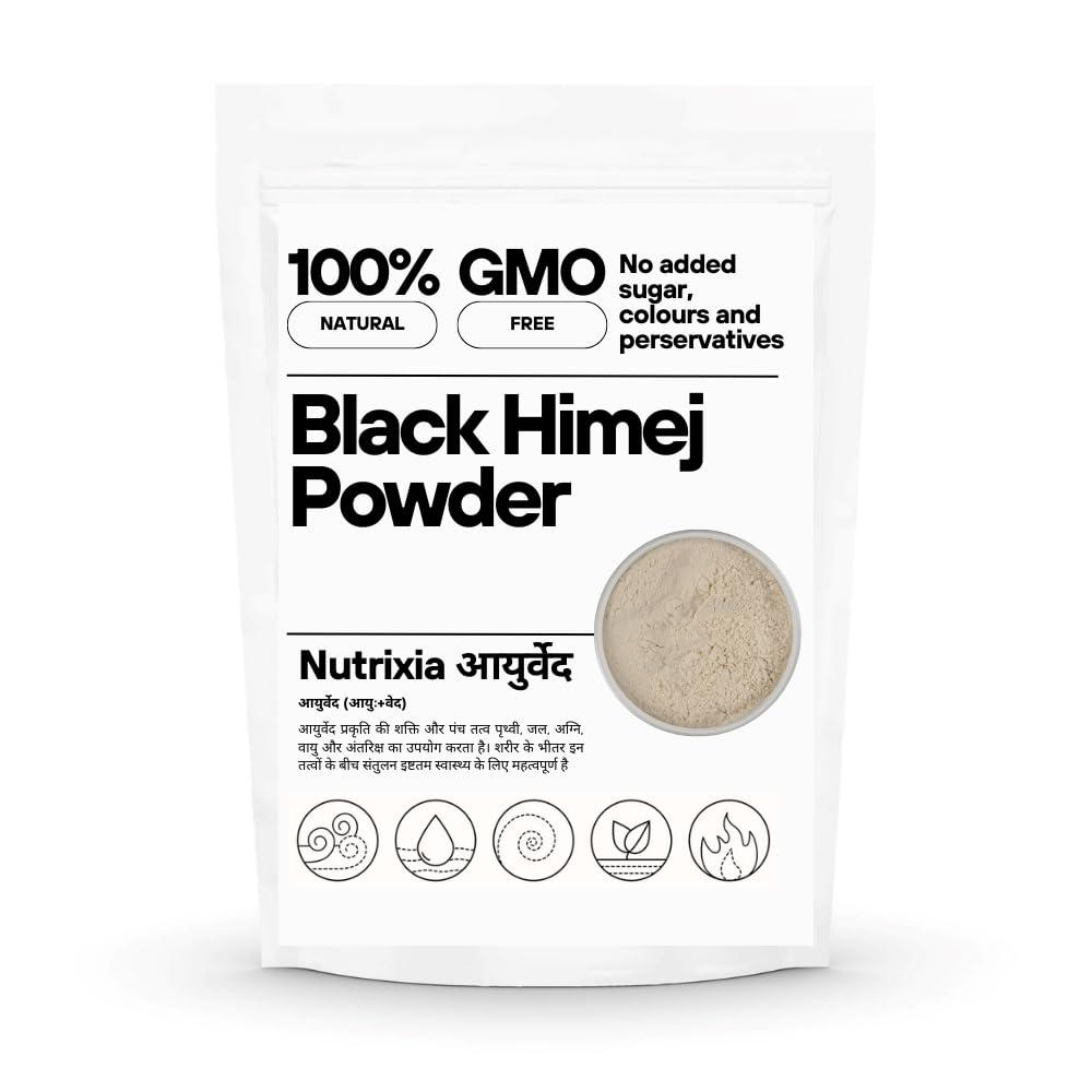 Nutrixia Food Kali Harad Without Seeds Powder/Black Himej/Biy pva/Terminalia Chebula/Myrobalan (100 Gms)