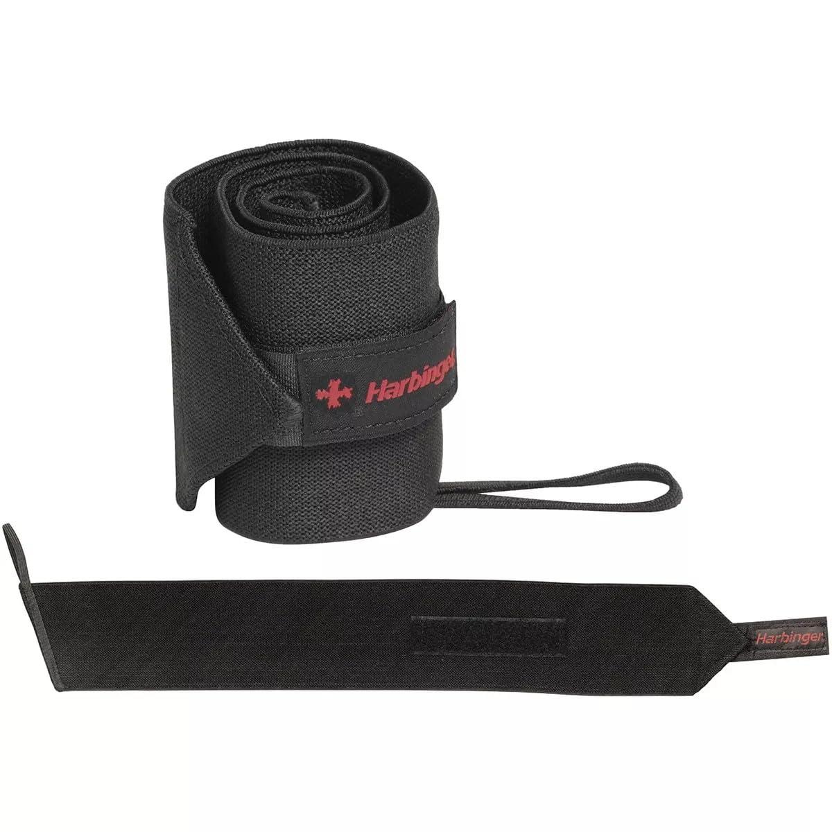 Harbinger Harbinger Pro 20-Inch WristWraps with Thumb Loop for Weightlifting (pair)