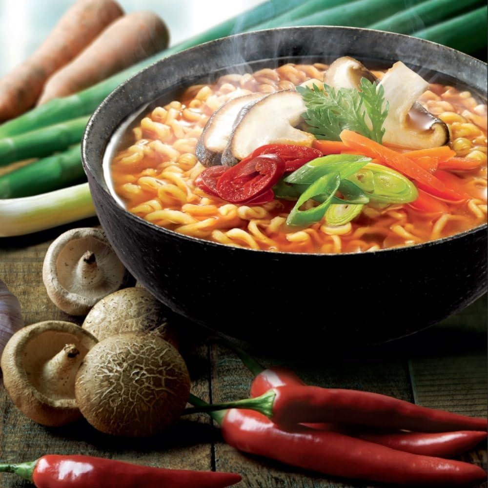 Nongshim Nongshim Bowl Noodle Soup Hot & Spicy, 3.53 oz  100 g
