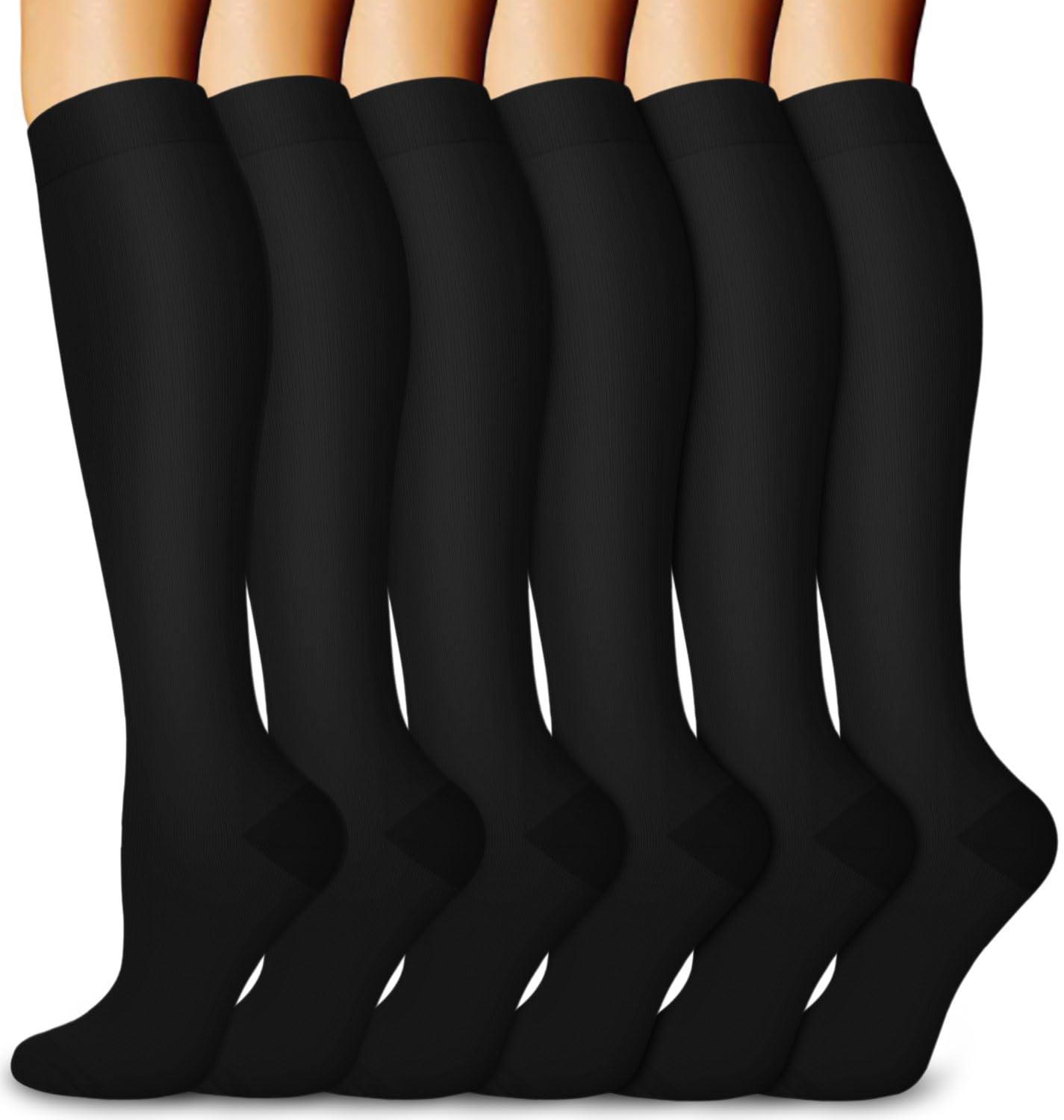 Aoliks Compression Socks for Women & Men(1/3/7/8 PACK) - Best for Running,Sport,Nurse,Travel,Cycling-20-30mmHg