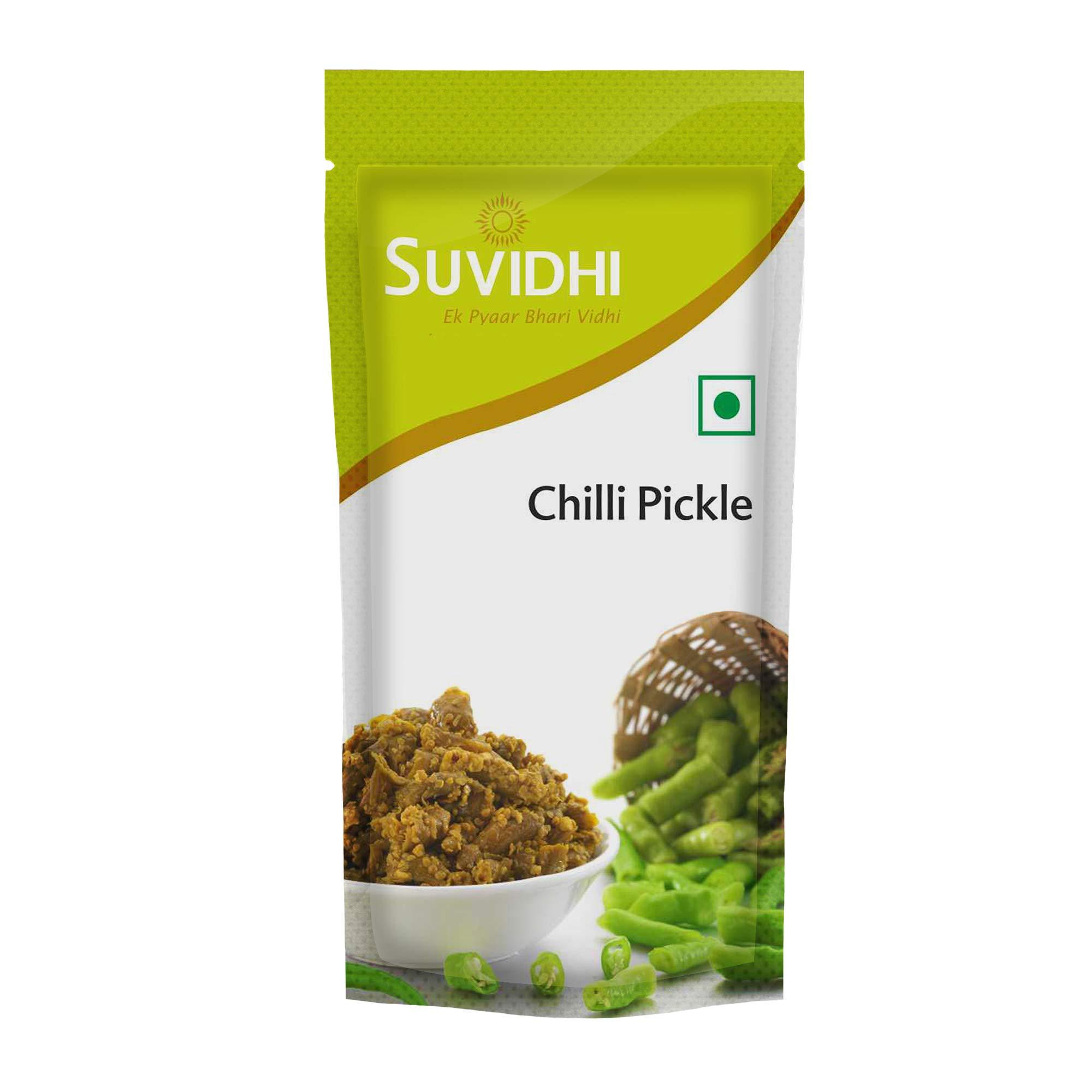 SUVIDHI SUVIDHI Mango Pickle 200gm ,Lime Pickle 200gm ,Chilli Pickle 200gm ,Lime Chilli Pickle 200gm and Mix Pickle 200gm (Pack of 2 Each and Combo of 10) in All 2 kg