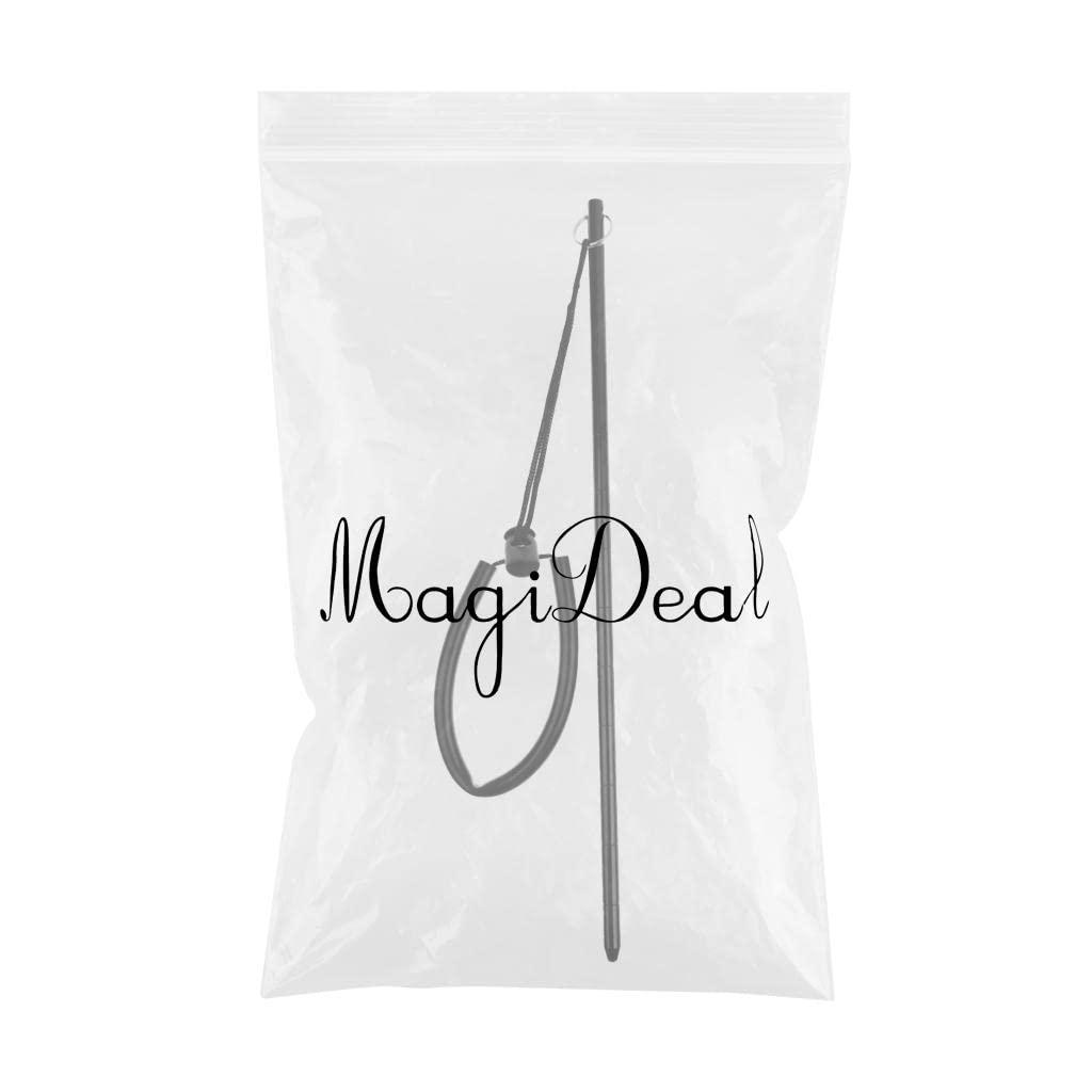 UJEAVETTE UJEAVETTE Light Aluminium Alloy Scuba Diving Stick Pointer Rod with Wrist Strap Black