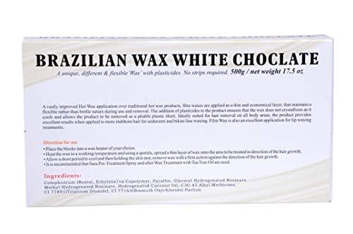 Velvetree Velvetree Brazilian Wax White Chocolate hair removal wax for Body 500gm | No strips Peel off Formula