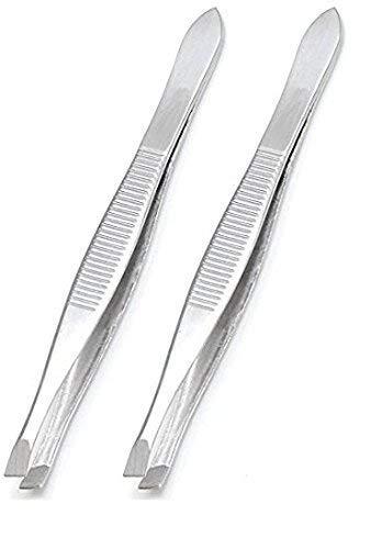 china Plucker/Tweezer Flat Tip For Chin Hair 3 Pieces (Stainless steel)