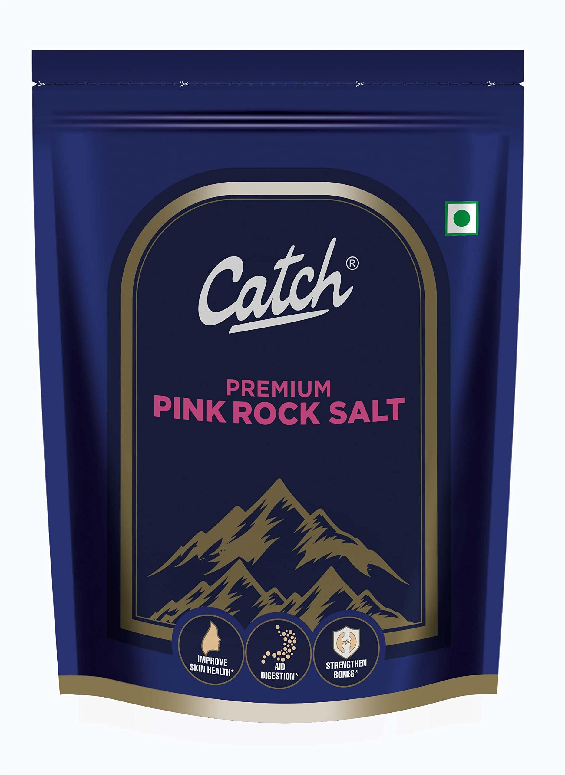 catch Catch Cumin Whole | Jeera Whole, 200g & Catch Rock Salt | Pink Rock Salt Premium | Sendha Namak 1 Kg