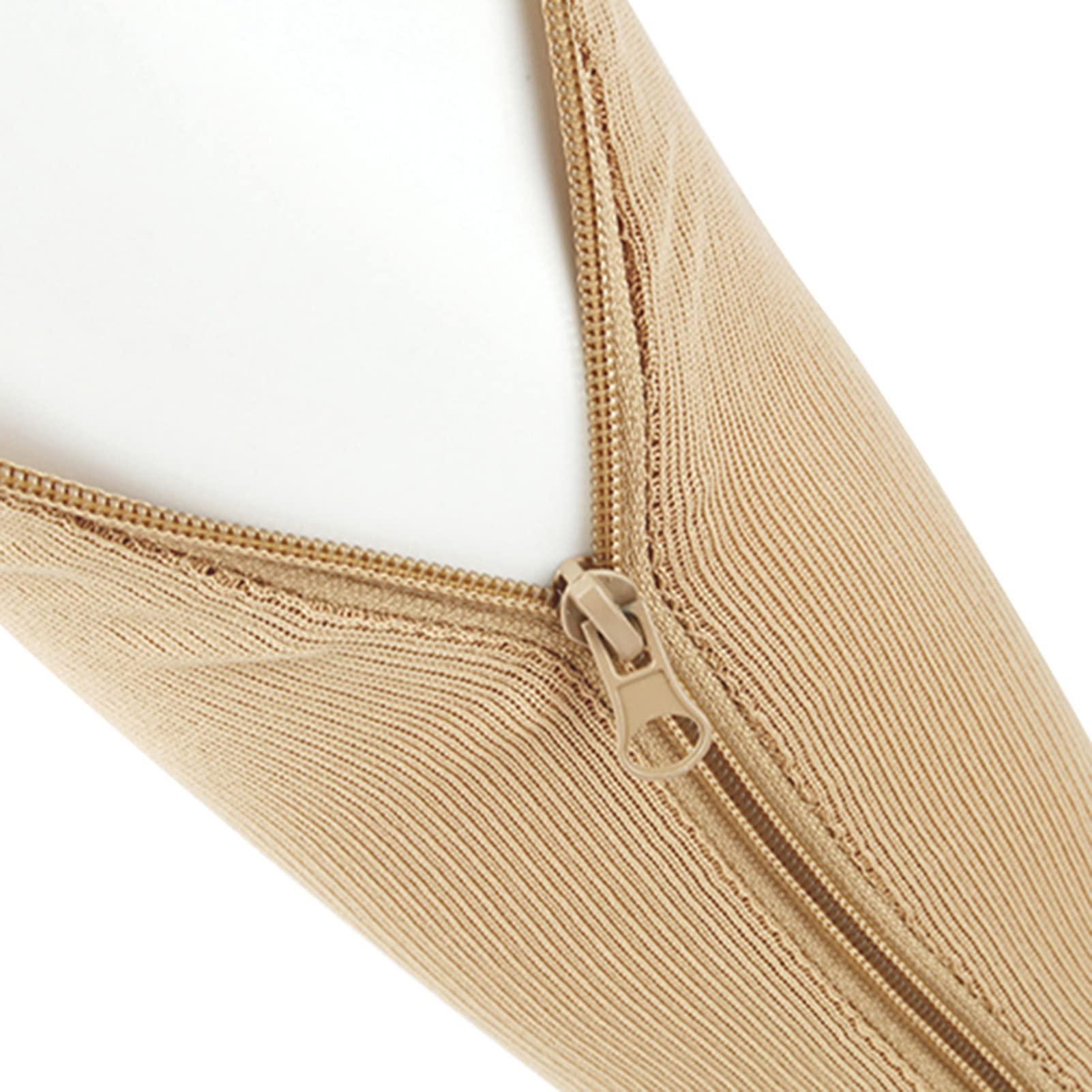 Qunan Qunan Pair of Sos Zip r Leg Calf Sleeves for Running Hiking Ro Climbing Driving Standing Flying Swelling Pain Relief