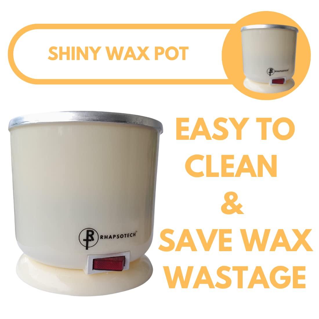 RHAPSOTECH Rhapsotech Wax Heater for Waxing | Wax Machine for Waxing with Auto Cut-Off Feature | Wax Heater for Waxing for Women | Automatic Wax Heater | (Cream)