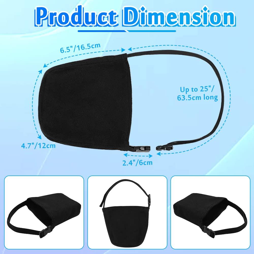 Mybow Cast Sock Cover Leg Boot Toe Protector Air Cast Sock Warmer Orthopedic Boot Sock Soft Toe Cover - Fits Medical Foot Ankle Walking BraceExtra Warmth and Protection (Black)