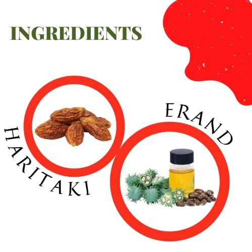 Shree Shanker Shree Shanker Erand Bhrust Harde Tablet | Gandharv Haritaki Tablet | Pack of 4 | 400Tablet