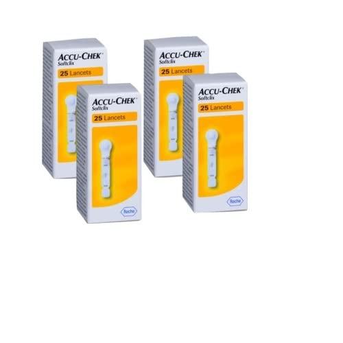 Accu-Chek Accu-Chek Softclix 25 Lancets Glucometer Lancets (Pack of 4)