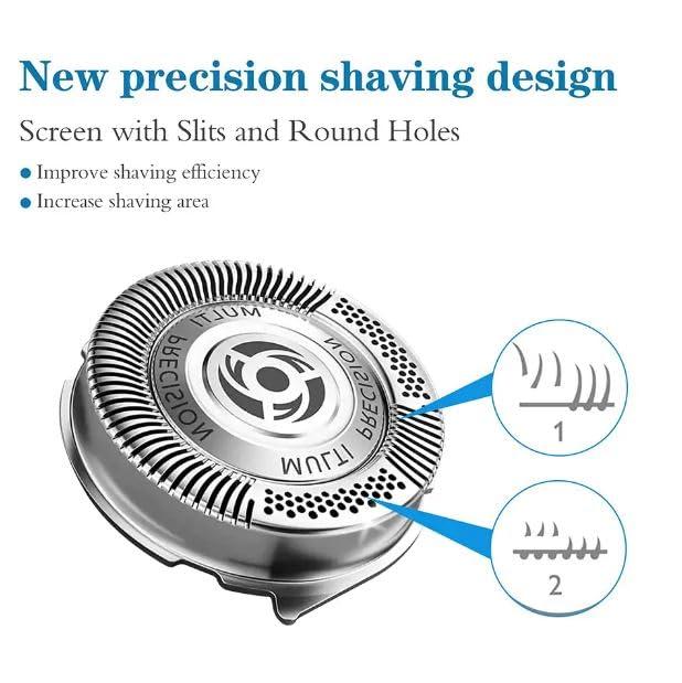 Kudh Products Kudh Products SH50/52 Replacement Heads blade Series 5000 Shavers Compatible AquaTouch PowerTouch multi precision heads-3pcs