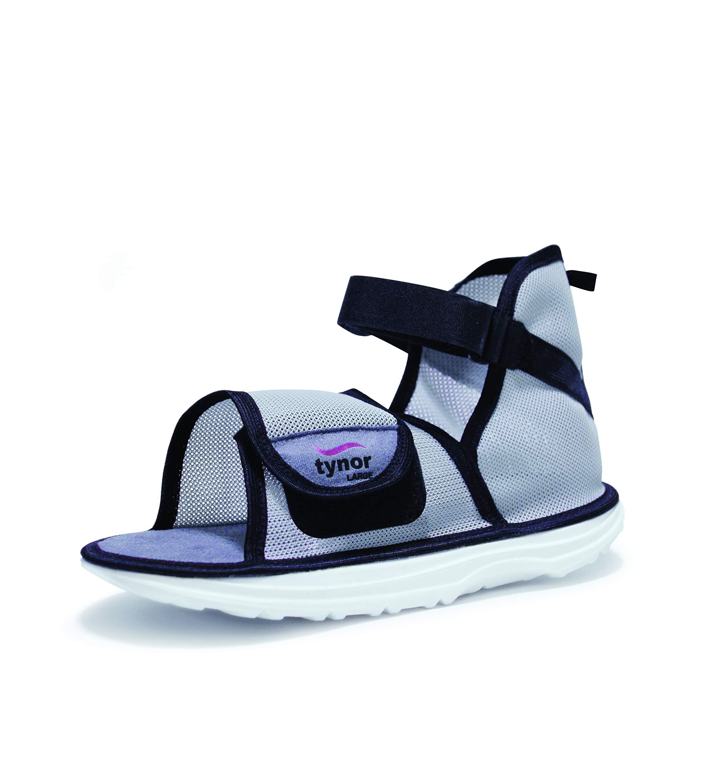 TYNOR Tynor Cast Shoe Rocker Sole, Grey, Large, 1 Unit Ankle Binder, Grey, Large, 1 Unit
